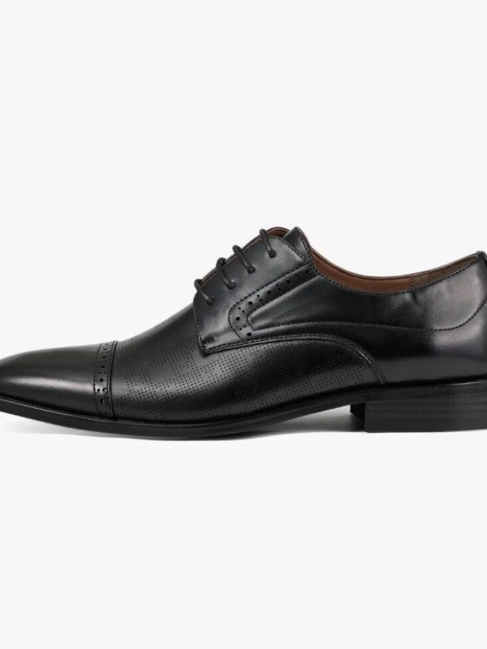 Classic Black Men's Lace-Up Dress Shoe
